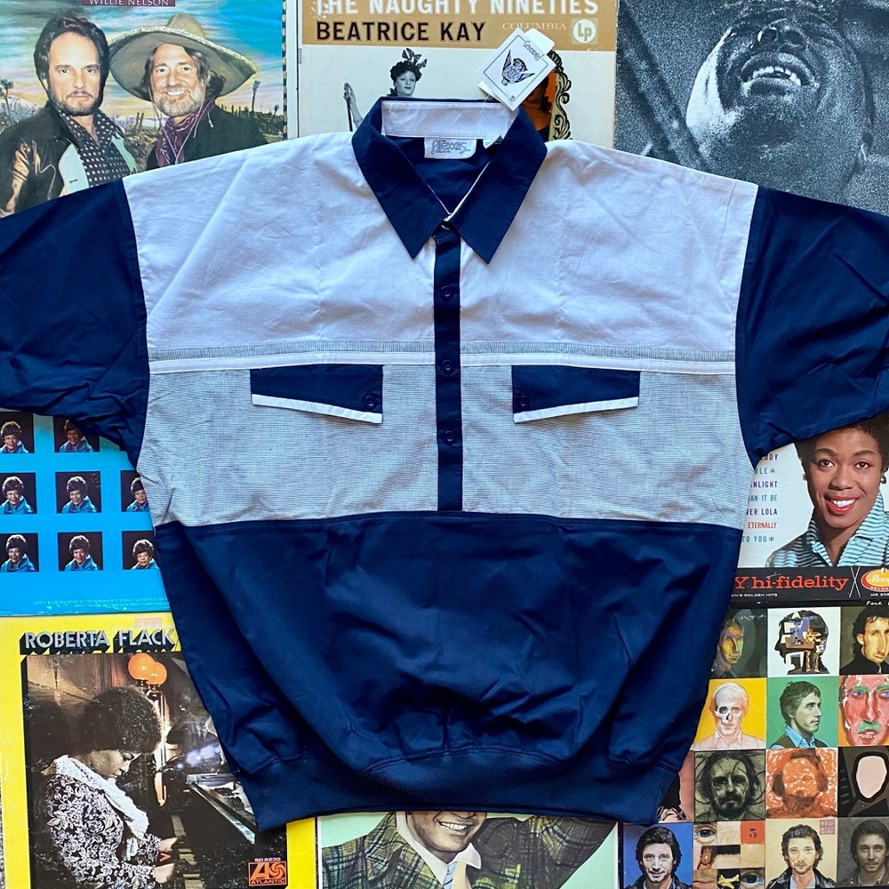 Vintage Alexxus Collared Retro Style Shirt